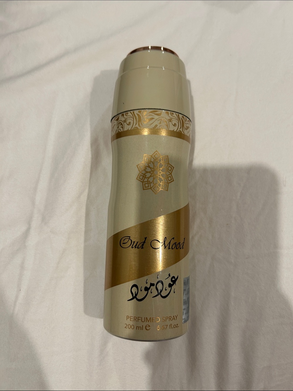 Oud Mood Perfumed Spray for Women - Gold/Cream
